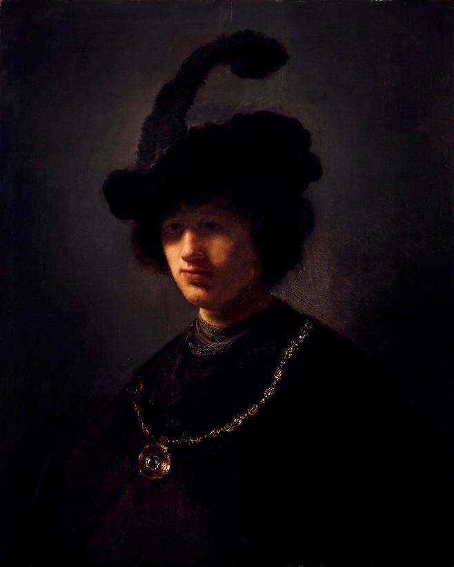 서양미술사의 슈퍼스타 렘브란트 하르먼스존 판 레인의 '깃털 모자를 쓴 청년'. © 2026 Toledo Museum of Art. All rights reserved.