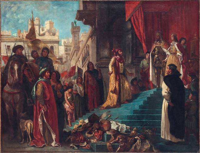 외젠 들라크루아의 대표적 역사화로 꼽히는 '크리스토퍼 콜럼버스의 귀환'. © 2026 Toledo Museum of Art. All rights reserved.