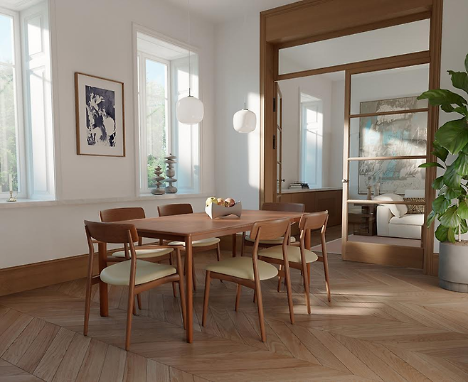 신세계까사 까사미아 MK2 다이닝 시리즈. /신세계까사