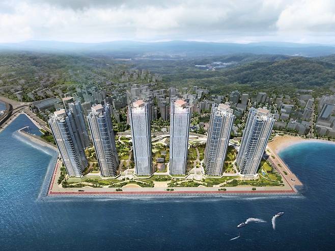 부산 수영구 남천동 삼익비치 재건축 조감도 /사진 제공=한미글로벌