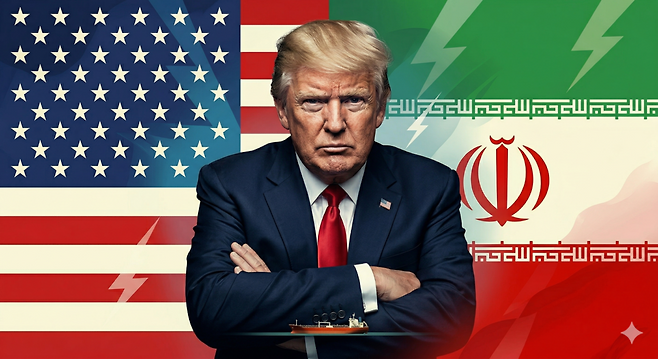 호르무즈 해협 개방과 관련한 미국과 이란 측의 설전이 강대 강으로 치닫고 있다. ⓒ 제미나이 AI 생성 사진