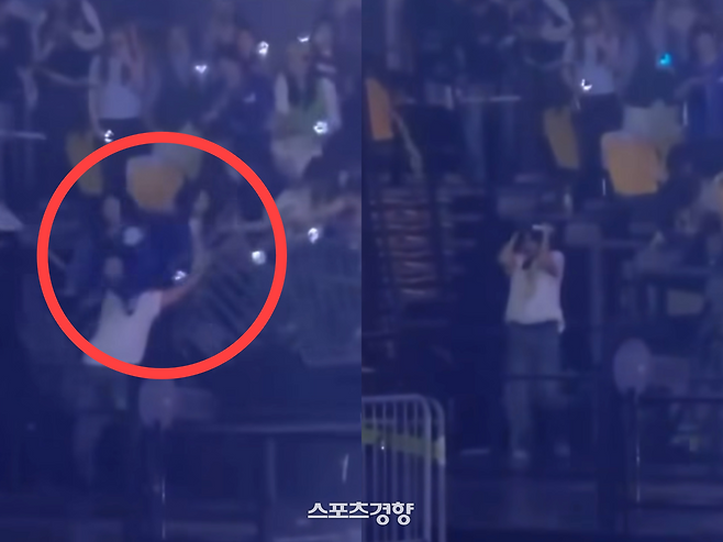 사고 목격자 SNS 영상 캡처.