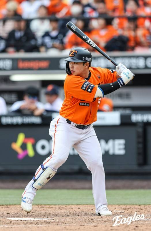 ▲ 문현빈은 어느덧 팀 타선에서 가장 묵직한 무게감을 자랑하는 선수로 거듭났다 ⓒ한화이글스