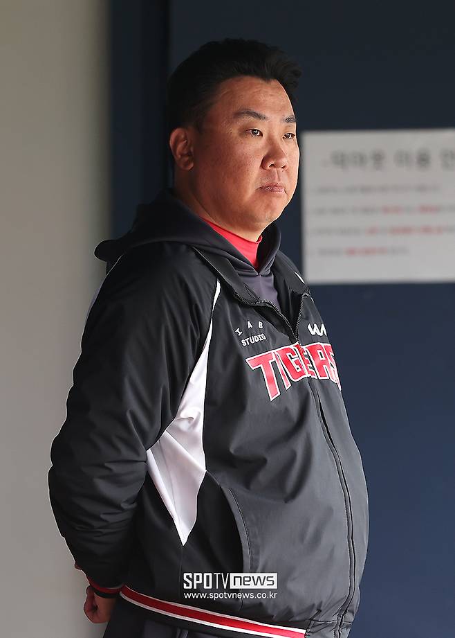 ▲ 시즌 초반부터 예상보다 빠른 시점에 엔트리 변화를 꾀한 이범호 KIA 감독 ⓒ곽혜미 기자