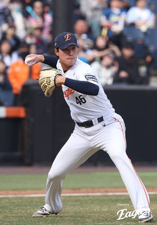 ▲ 김도빈 ⓒ한화 이글스