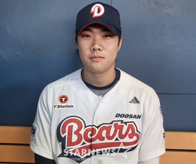 박준순이 경기 후 취재진과 인터뷰를 하고 있다. /사진=안호근 기자