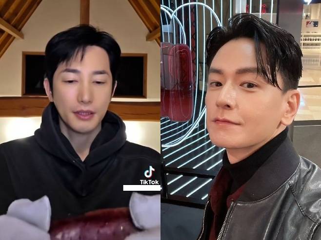 사진 = 박시후 틱톡 라이브, 임주환 계정