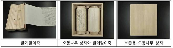 복원 처리 후 보존상자 [국가기록원 제공. 재판매 및 DB 금지]