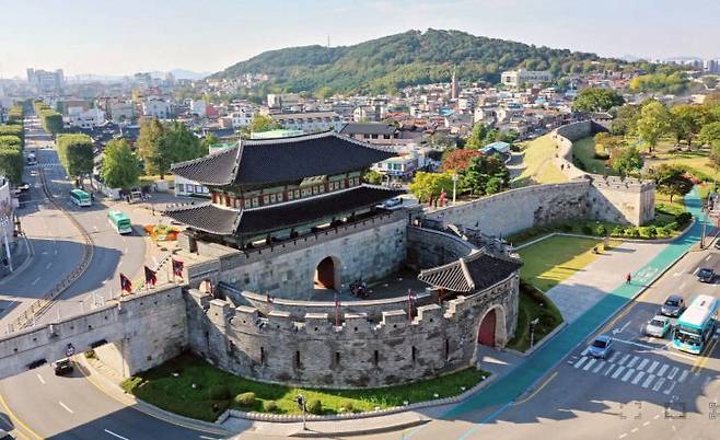 1997년 세계유산으로 등재된 수원화성. 출처=유네스코 한국위원회