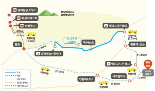 철원 백마고지 (12km)
