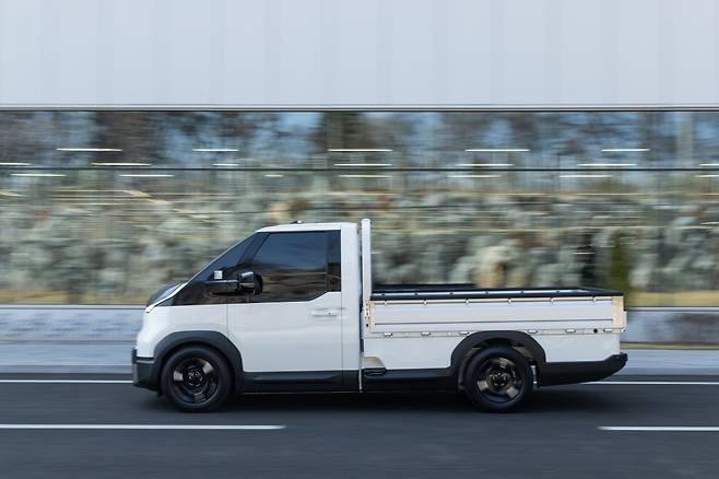 기아 PV5 오픈베드 측면 줗애 모습.(사진=기아)