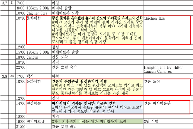 국제참여민주주의포럼 연수 후반부 일정. 이재갑 안동시의원 보고서.&nbsp;