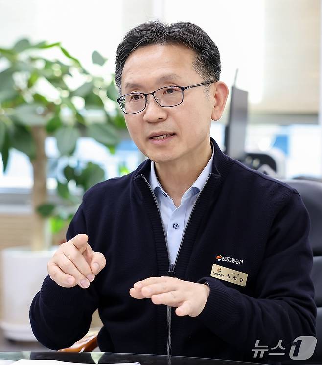 최정규 인천교통공사 사장이 7일 뉴스1과 인터뷰에서 취임 1년을 맞아 소회를 밝히고 있다. (인천교통공사 제공.재판매 및 DB금지)
