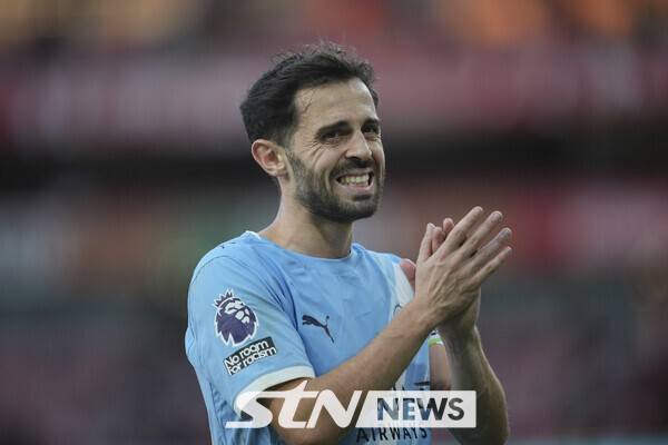 맨체스터 시티 공격형 미드필더 베르나르두 실바. /사진=뉴시스(AP)