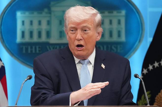 도널드 트럼프 미국 대통령. AP=뉴시스