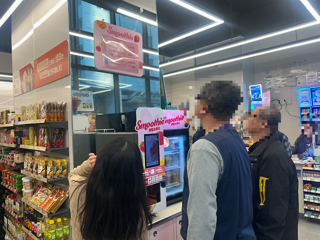 7일 오후 방문한 CU BGF 사옥점 매장. [변덕호 기자]