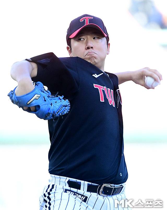 7일 NC전에서 쾌투한 송승기. 사진=김영구 기자