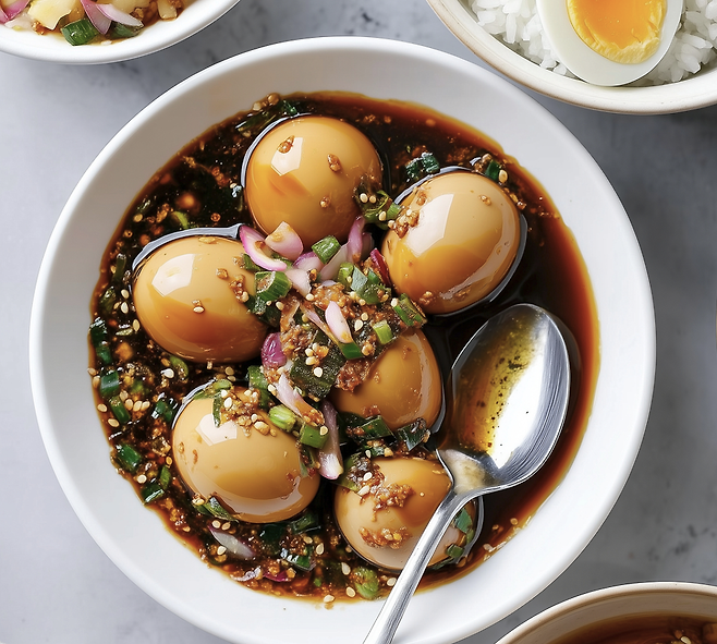 계란장은 재료와 조리법이 간단해 요리 초보도 부담 없이 도전할 수 있다. 클립아트코리아 제공