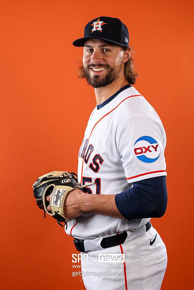 ▲ 연봉 260만 달러에 휴스턴 애스트로스 유니폼을 입은 라이언 와이스.