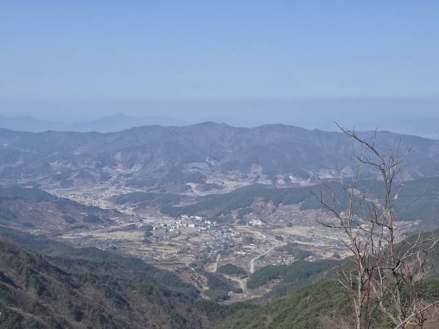 산동 전경.