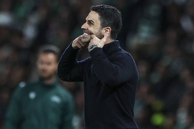 아스널의 미켈 아르테타 감독. EPA연합뉴스