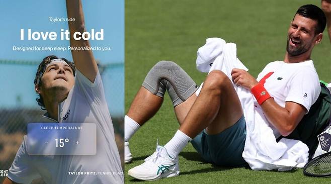 테일러 프리츠는 2024년에 에잇 슬립(Eight Sleep)의 투자자가 되었고, 노박 조코비치는 2026년에 인크레디웨어(Incrediwear)와 협력했다.