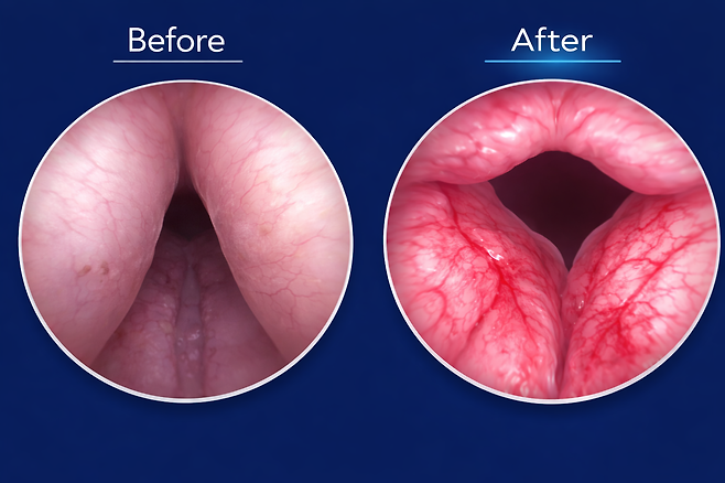 전립선결찰술 시술 전과 후 - 시술 전, 시술 후