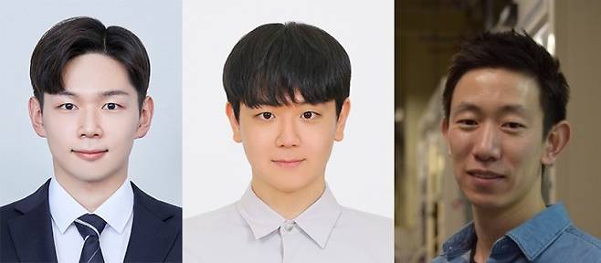 왼쪽부터 김슬찬 KIST 인턴 연구원, 윤도근 학생 연구원, 지호일 책임연구원. KIST 제공