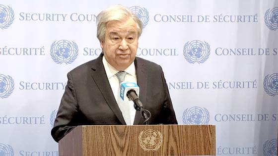 안토니우 구테흐스 유엔 사무총장이 8일 중동 특사를 파견했다. 연합뉴스