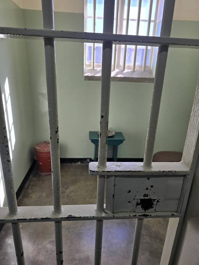 넬슨 만델라 감옥 독방_로빈 섬. ©서병철