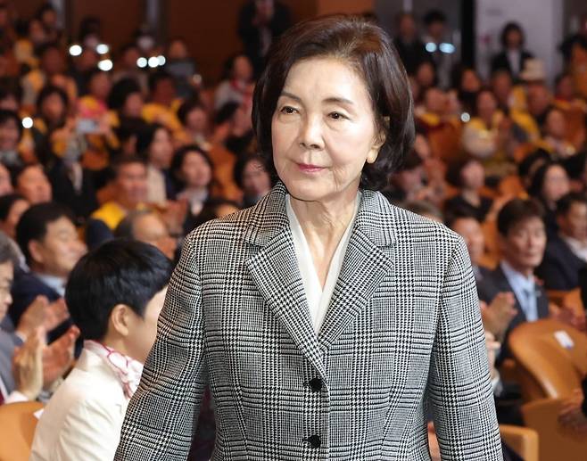 홍라희 리움미술관 명예관장. 사진=한경DB