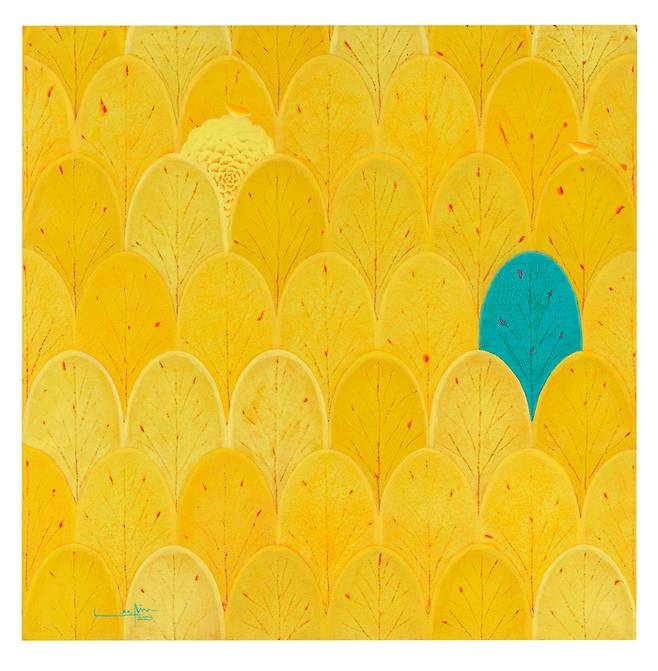 이미애 작가의 ‘기다림은 언제나 설렘-꿈꾸는 겁쟁이’(2025) <두나무 아트센터>