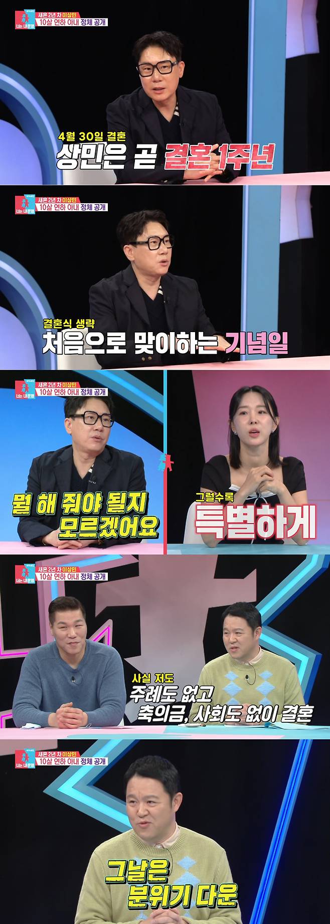 방송인 김구라가 재혼 아내가 결혼식을 조촐하게 올린 것을 서운해한다고 털어놨다./사진=SBS '동상이몽2-너는 내 운명' 방송 화면