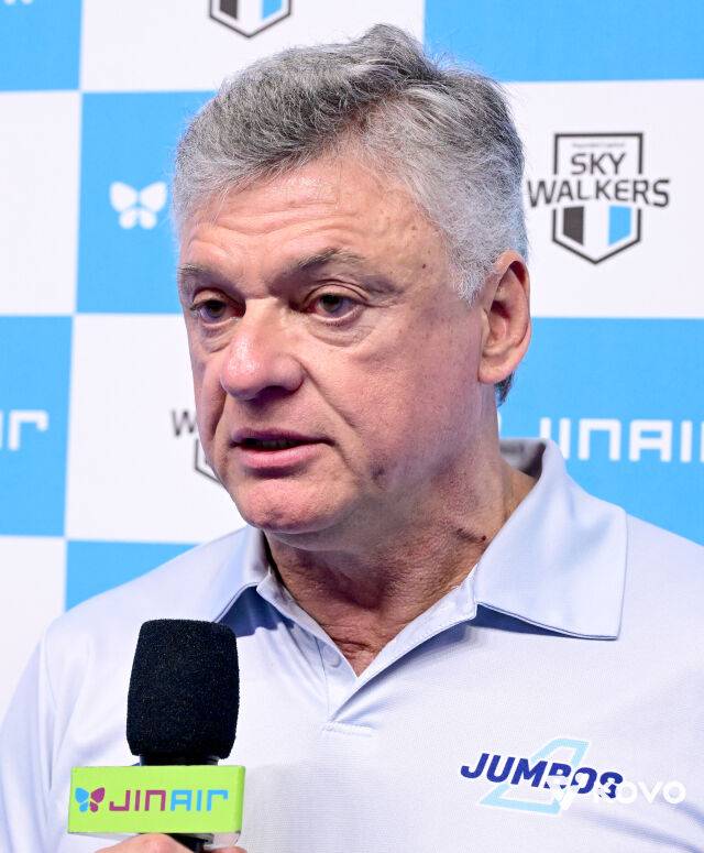 대한항공 헤난 달 조토 감독./KOVO