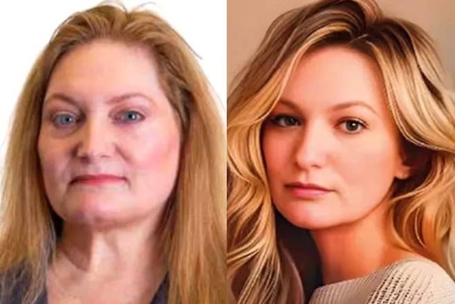 라이히만의 공식 선거 후보 사진(왼쪽)과 유세용 홍보 사진. [엑스]