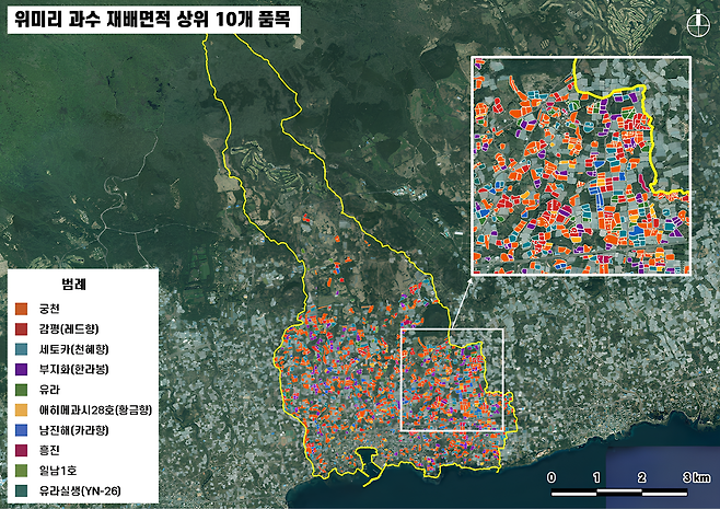 제주 농업-농촌 실태 전수조사 예시 / 사진=제주도