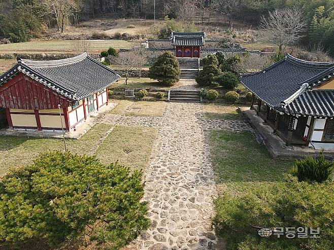 고흥 무열사는 임진왜란 때 공을 세운 조선시대의 무관 진무성(1566~1638년)의 영정을 모시기 위해 고종 19년에 건립된 사당이다. 사진은 무열사 전경. 고흥군 제공