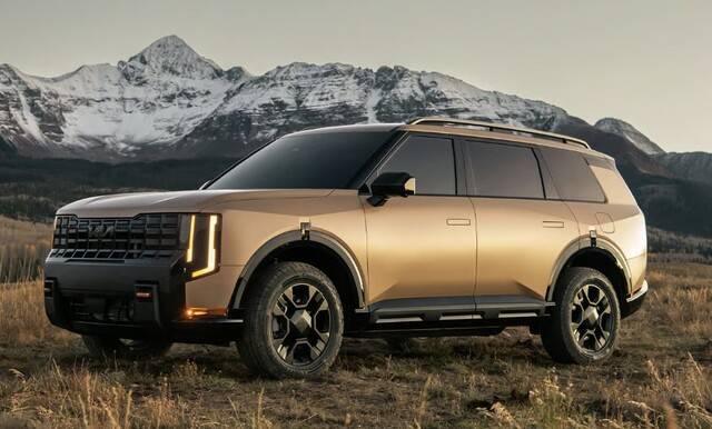 올 1분기 미국에서 역대 최대 판매량을 기록한 기아의 텔루라이드. 기아 제공.