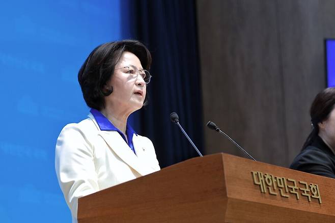 더불어민주당 경기도지사 후보에 6선의 추미애 의원이 선출됐다. 사진=연합뉴스