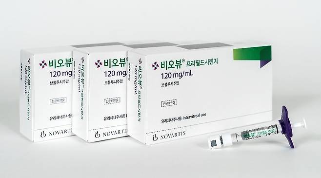 비오뷰 프리필드시린지. 한국산텐제약 제공