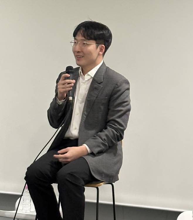 우성훈 아모지 대표(사진=김혜미 기자)