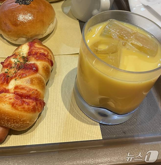 미국식 아침 식사의 한 예. (필자 제공)