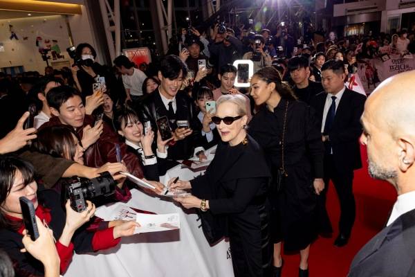 '악마는 프라다를 입는다 2' 내한 레드카펫 행사에 참석한 메릴 스트립 ⓒ월트디즈니 컴퍼니 코리아