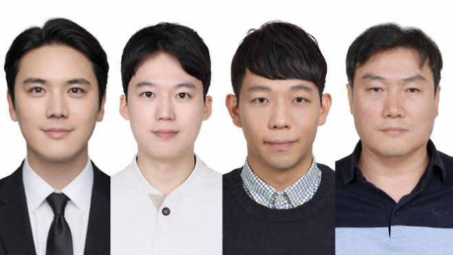 노우주 KIST 박사과정생, 한종현 박사후연구원, 황진연 럼플리어 수석연구원 (前 KIST 선임연구원), 오시형 책임연구원. KIST 제공