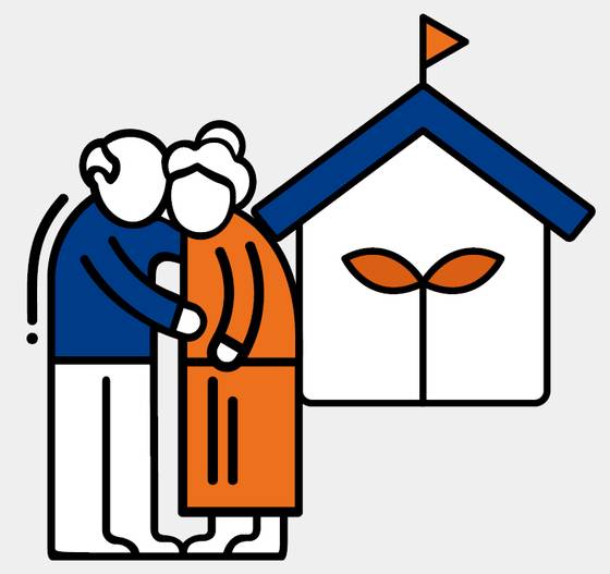 주택연금은 본인 소유 집에서 살면서 대출금을 연금처럼 받을 수 있는 상품이다. [주택금융공사]