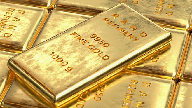 안전자산의 대명사로 불리는 금. [123RF]