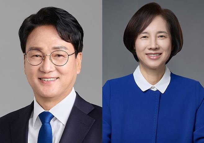 [수원=뉴시스] 경기도교육감 민주진보 후보 단일화 경선에 참여한 안민석(사진 왼쪽부터·가나다순) 전 국회의원, 유은혜 전 사회부총리 겸 교육부장관. (사진=중앙선거관리위원회 제공) 2026.04.09. photo@newsis.com *재판매 및 DB 금지