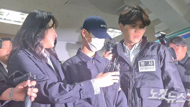 지난 2일 조재복이 대구지방법원에 구속 전 피의자 심문을 받기 위해 출두했다. 곽재화 기자