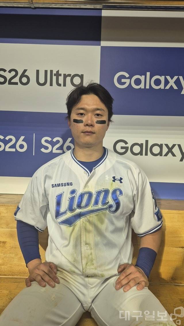 삼성 라이온즈 외야수 박승규가 인터뷰에 응하고 있다. 권종민 기자