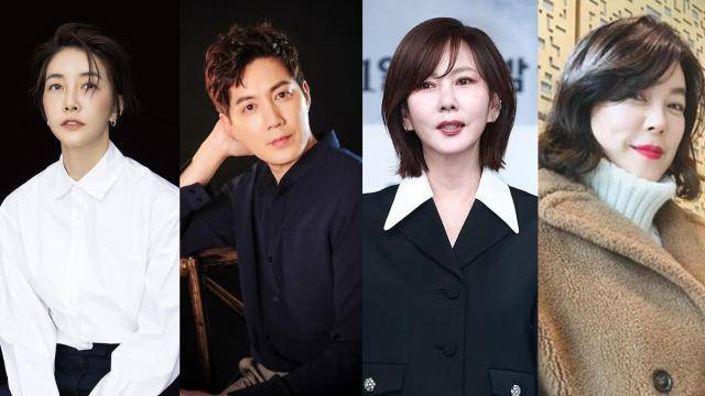 왼쪽부터 배우 진서연, 류진, 김남주, 최화정 [사진=앤드마크, 블루드래곤엔터테인먼트, 연합뉴스, SBS 파워FM '파워타임' 계정]